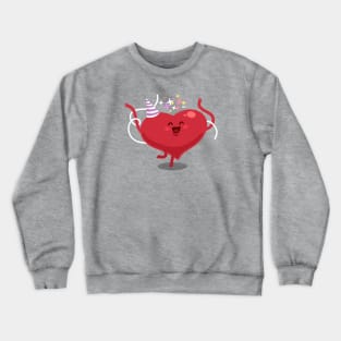 Valentines heart Crewneck Sweatshirt